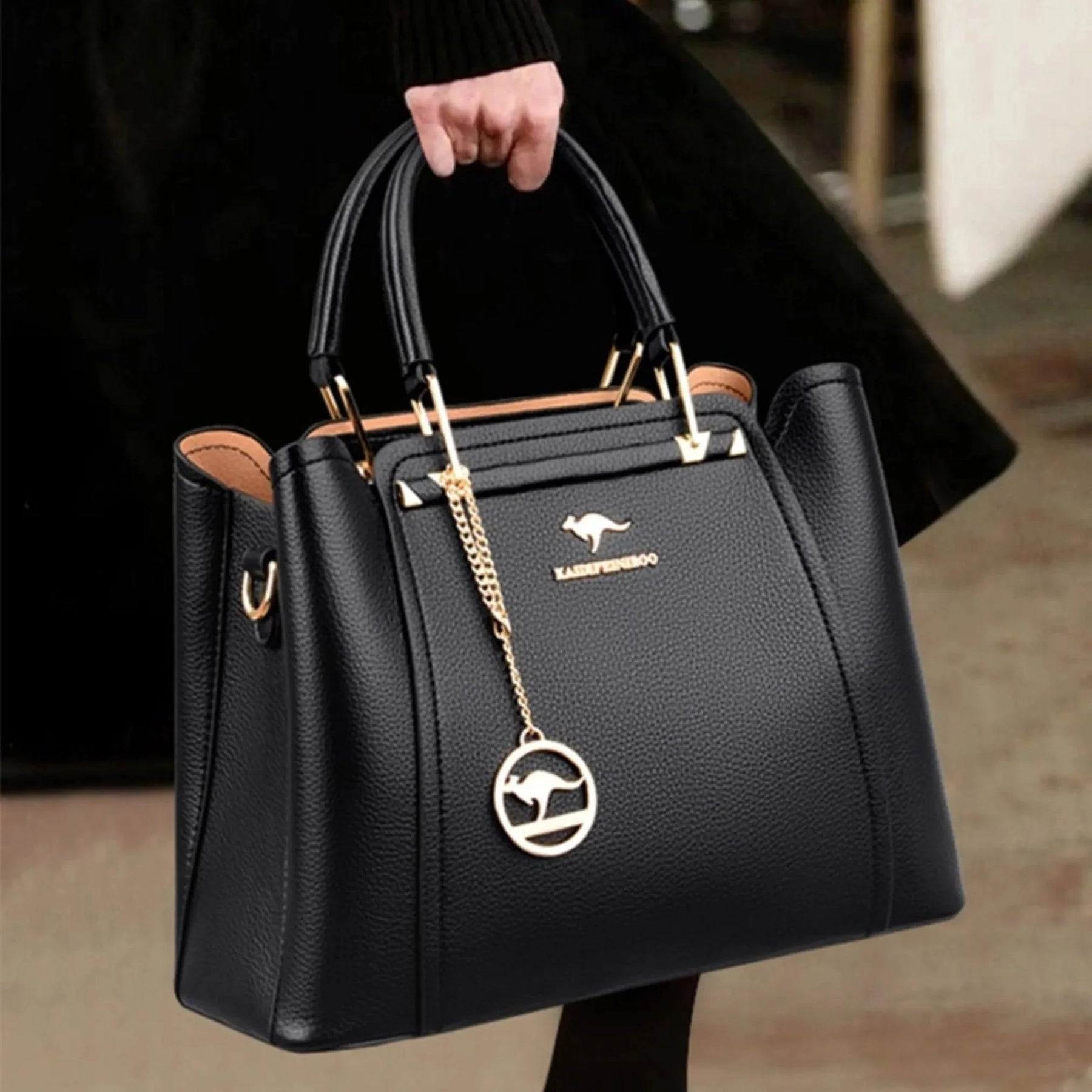 Bolsa em Couro Legítimo Transversal Luxuosa - Style Couer