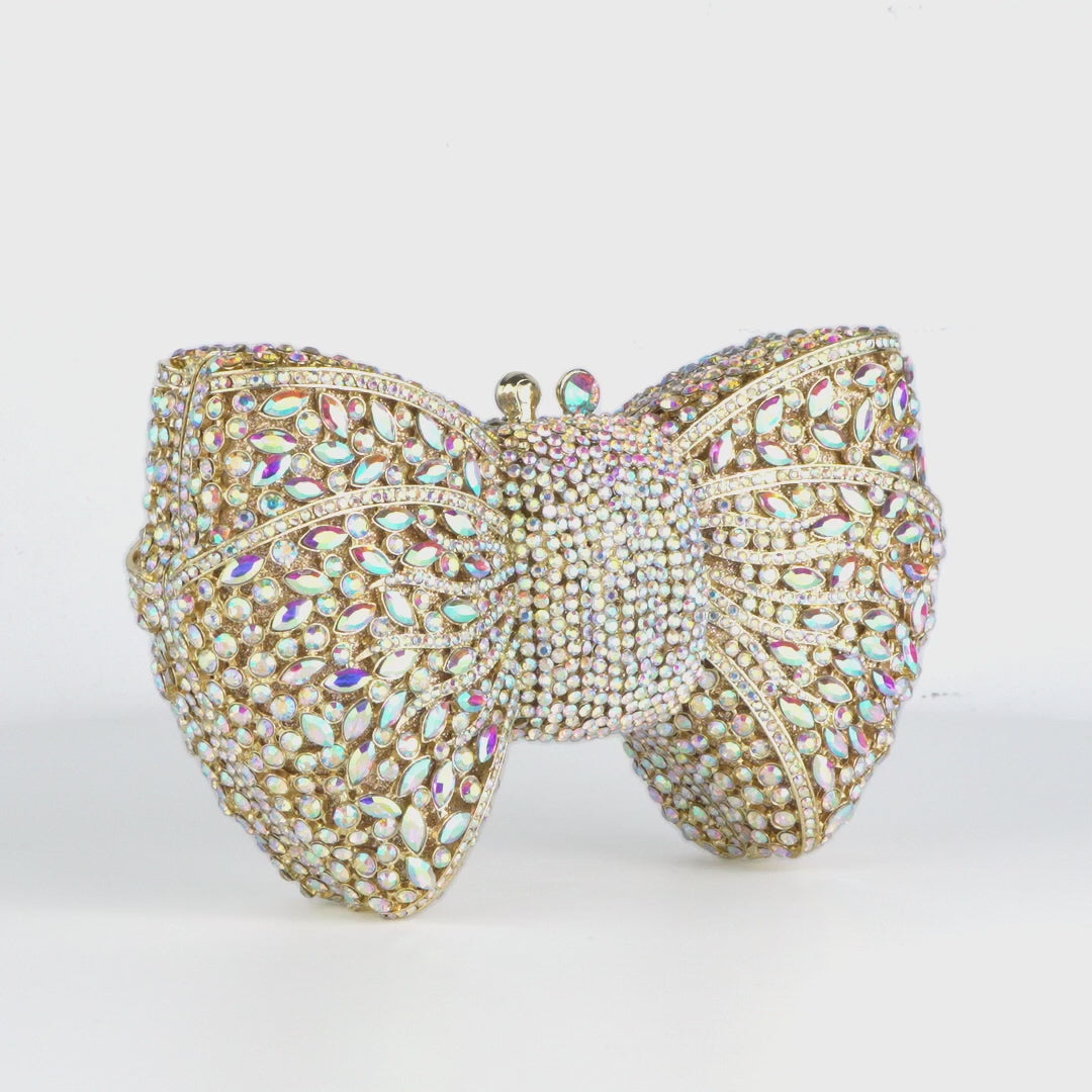 Bolsa Laço Clutch Strass Bianca
