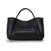 Bolsa Média Couro Legítimo Chloe Croco