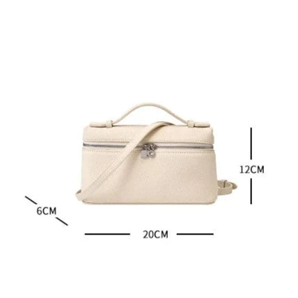 Bolsa Pequena Couro Legítimo Tote Rosa
