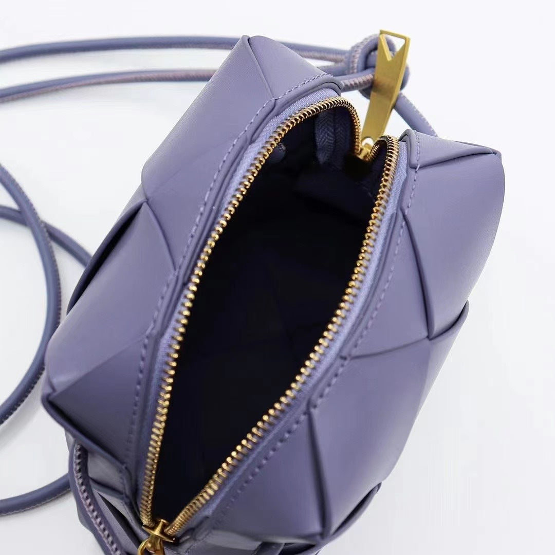 Bolsa Tiracolo Couro Legítimo Samira Mini