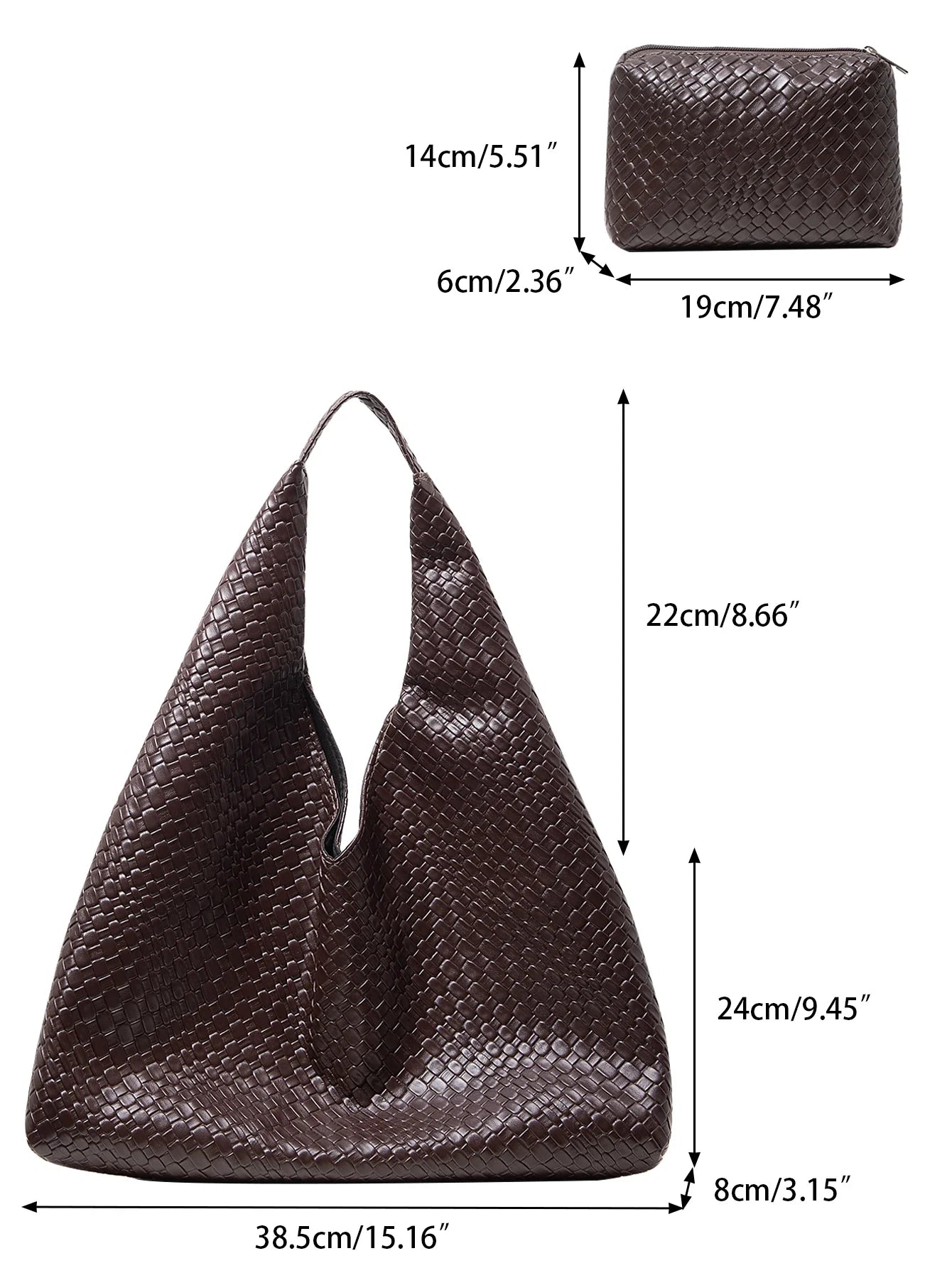 Bolsa e Carteira em Couro Legítimo - Noelle
