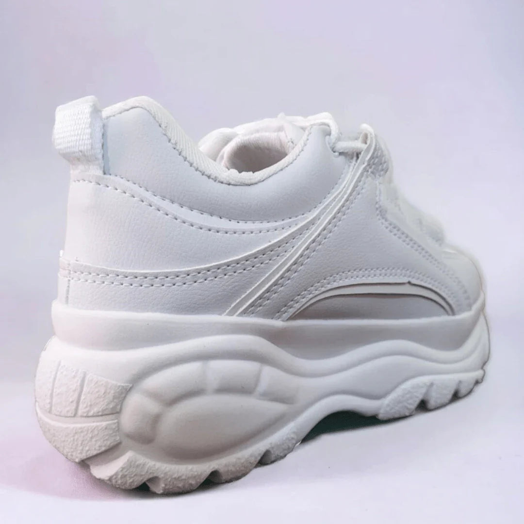 Tênis Feminino Branco Buffalo Plataforma Blogueira