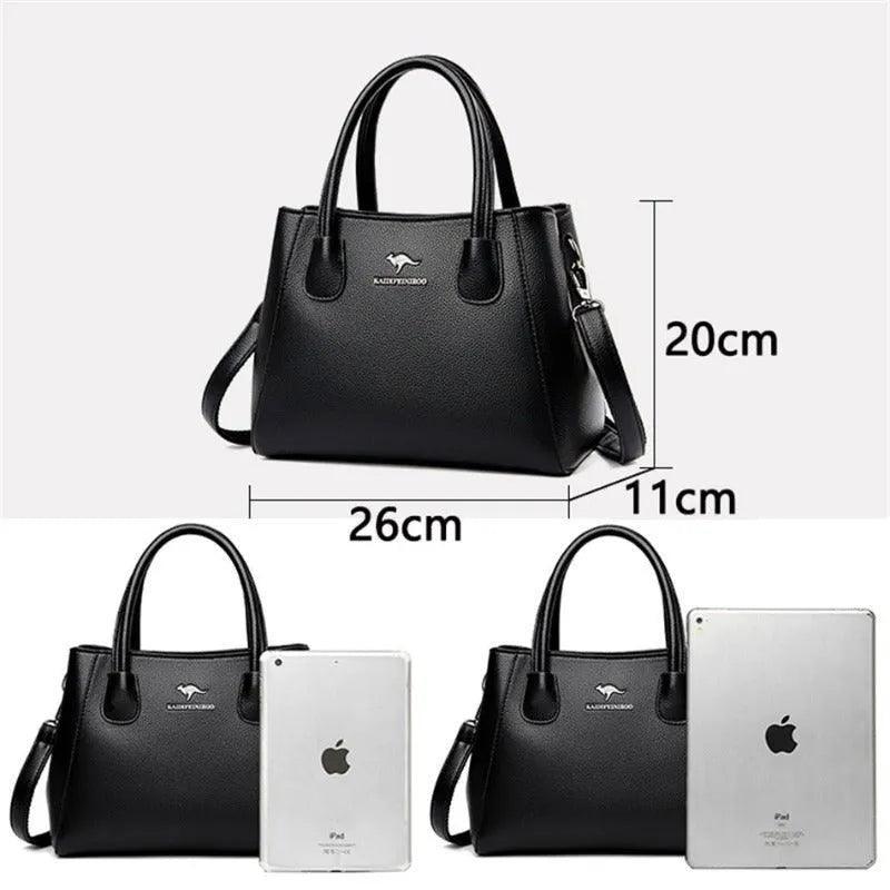 Bolsa em Couro Legítimo Transversal - Quality