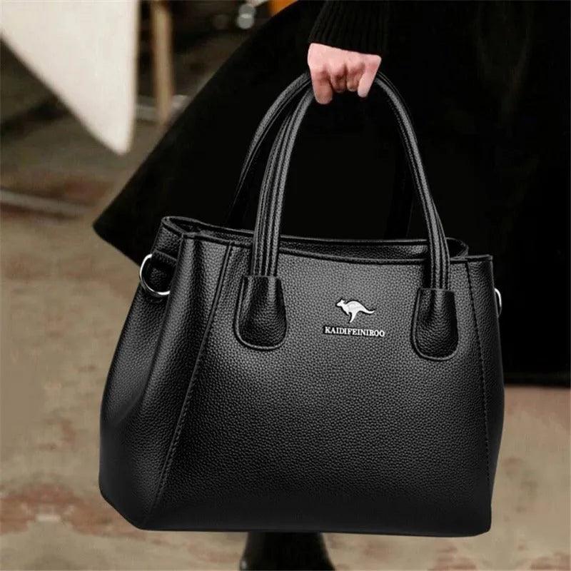 Bolsa em Couro Legítimo Transversal - Quality