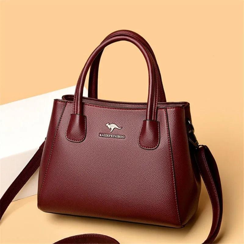 Bolsa em Couro Legítimo Transversal - Quality
