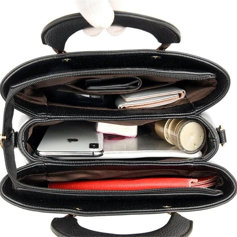 Bolsa em Couro Legítimo Transversal - Uiva