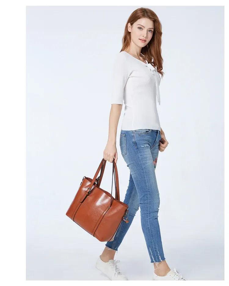 Bolsa em Couro Legítimo- Mother