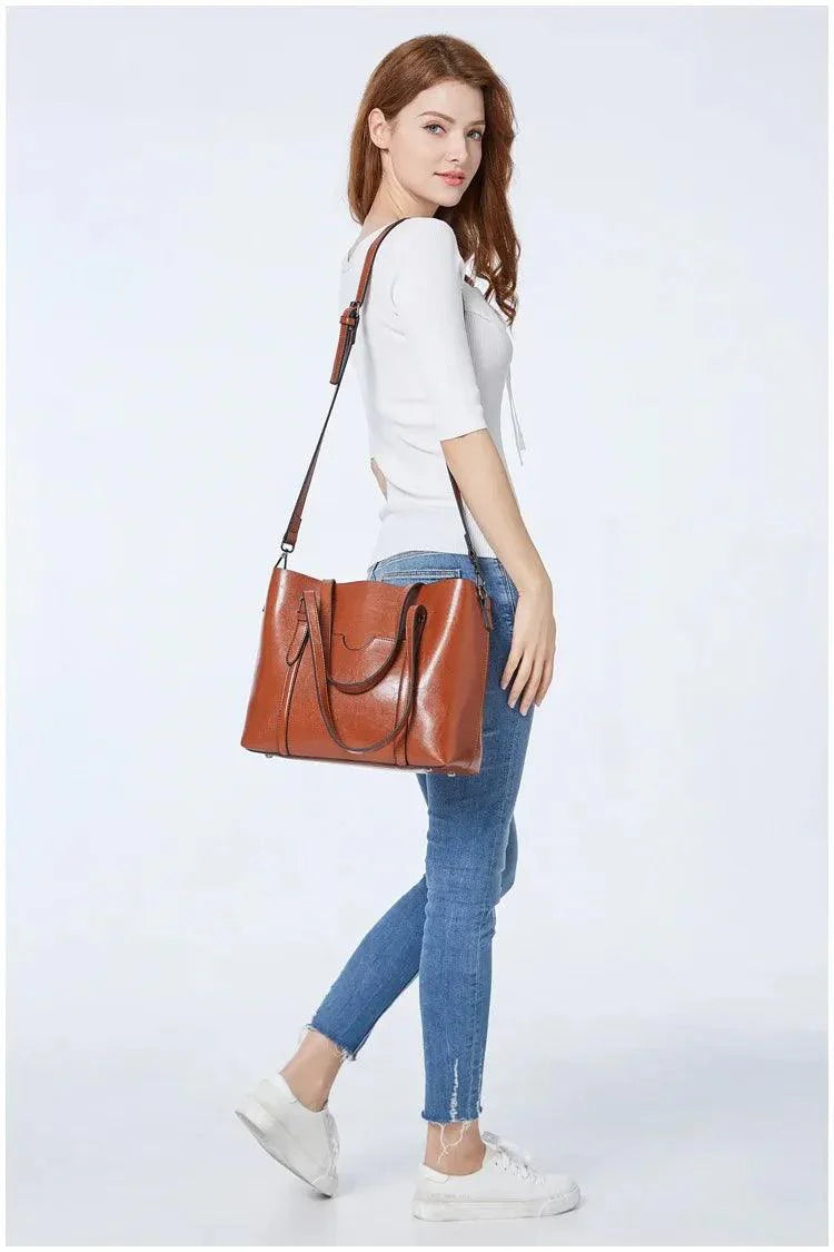 Bolsa em Couro Legítimo- Mother