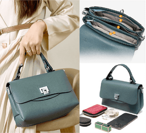 Bolsa Compacta em Couro Legítimo - Melbourn