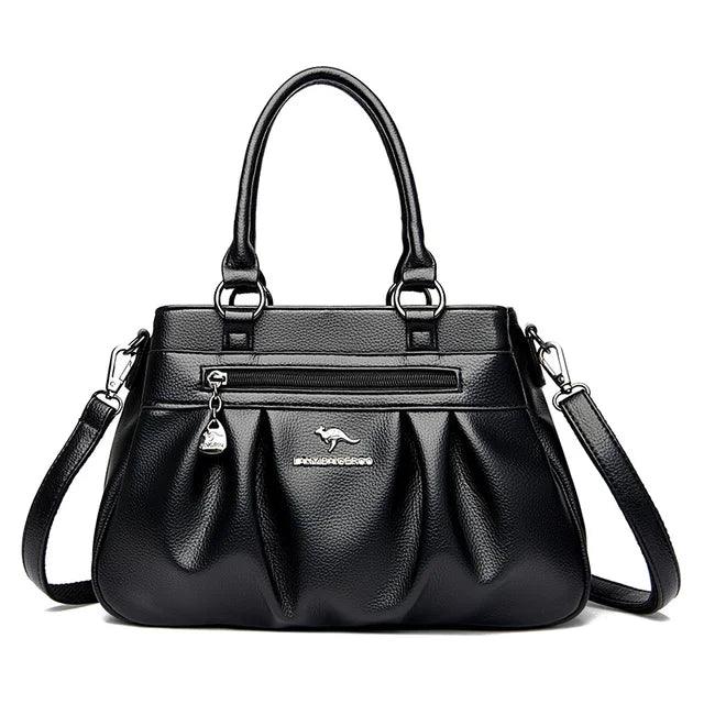 Bolsa em Couro Legítimo - Roma