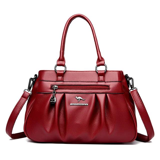 Bolsa em Couro Legítimo - Roma