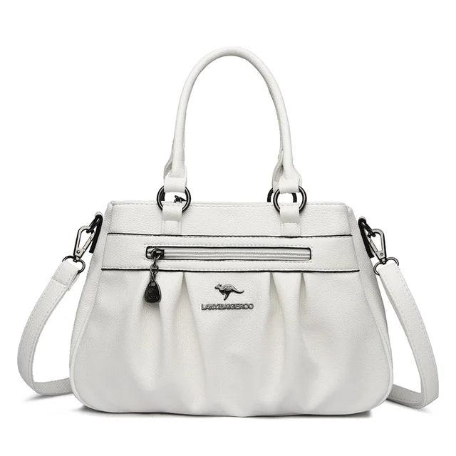 Bolsa em Couro Legítimo - Roma