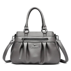 Bolsa em Couro Legítimo - Roma