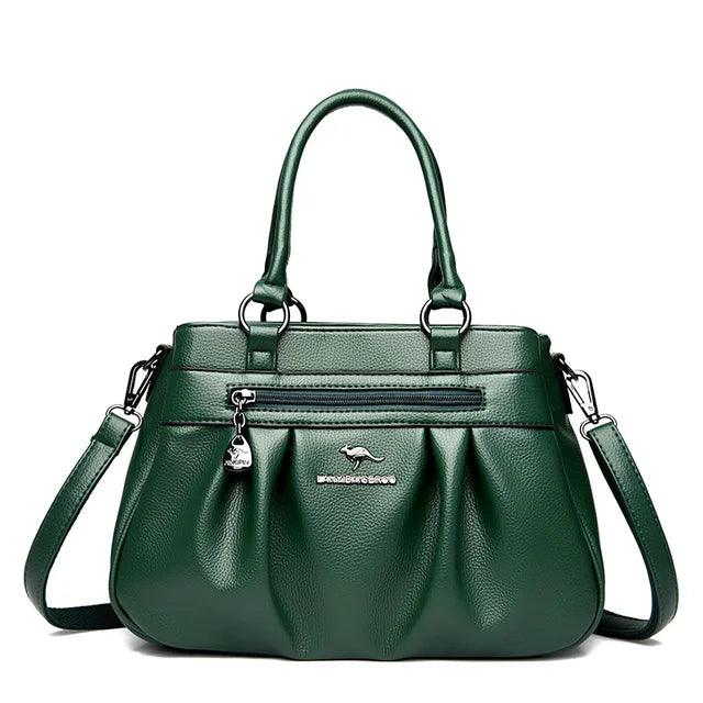 Bolsa em Couro Legítimo - Roma