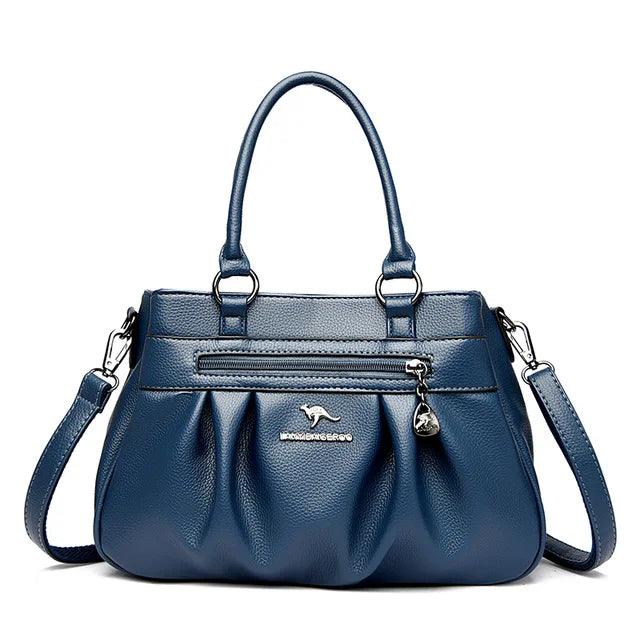 Bolsa em Couro Legítimo - Roma