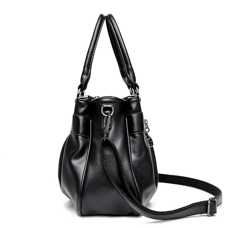 Bolsa em Couro Legítimo - Roma