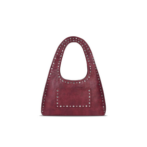 Bolsa de Ombro Vintage Boho Tachas