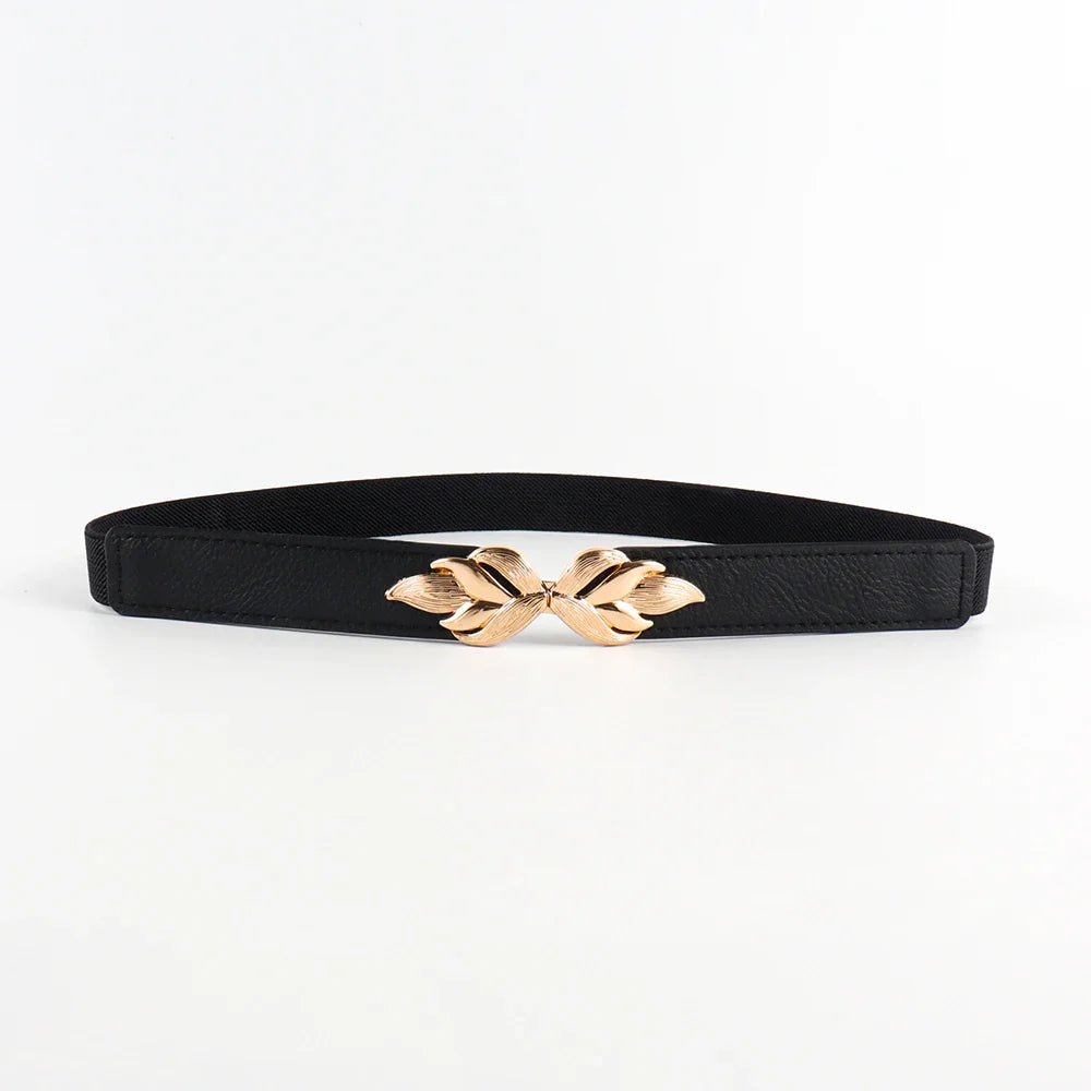 Cinto Feminino em Couro Legítimo com Elastico - Amour