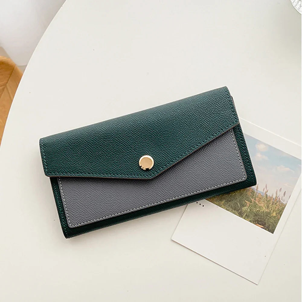 Carteira Feminina Envelope em Couro Legítimo - Prestige