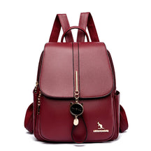 Mochila Feminina em Couro Legítimo - Velia