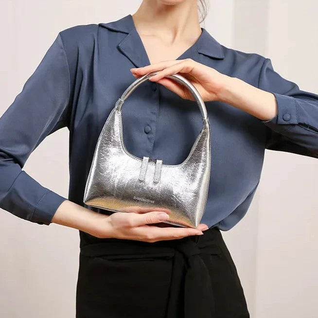 Bolsa Baguete Couro Legítimo Aurora