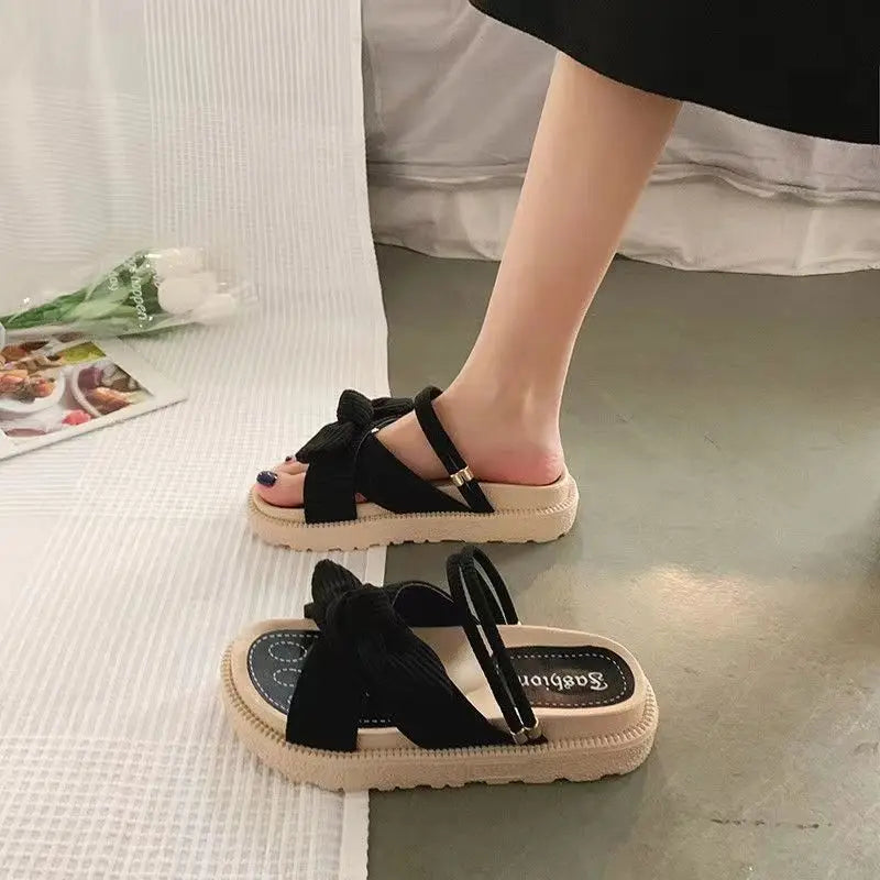 Sandália Feminina Plataforma Romana