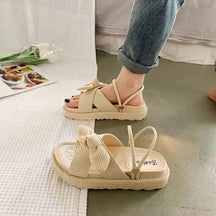 Sandália Feminina Plataforma Romana
