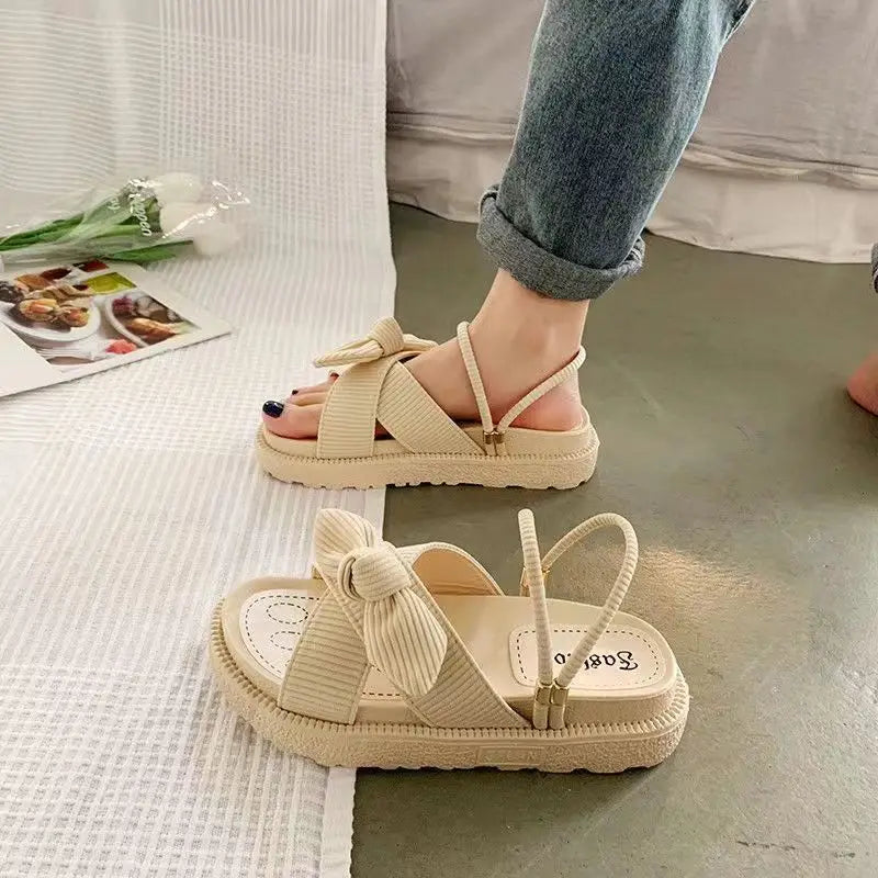 Sandália Feminina Plataforma Romana