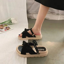 Sandália Feminina Plataforma Romana