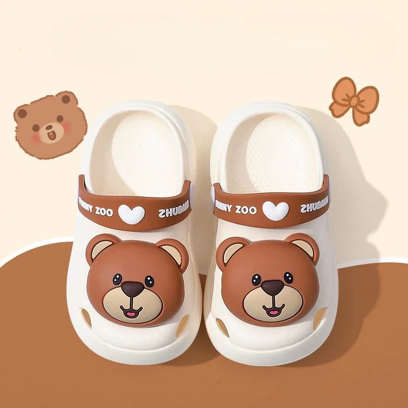 Sandália Infantil Antiderrapante Modelo Fazendinha