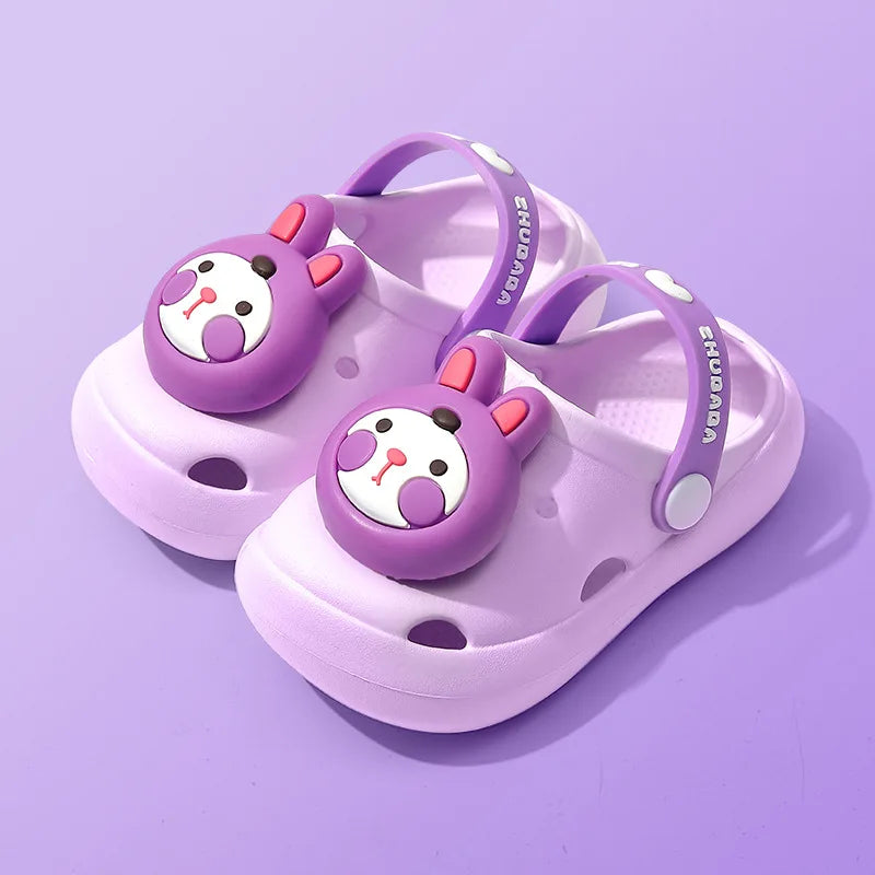 Sandália Infantil Antiderrapante Modelo Fazendinha