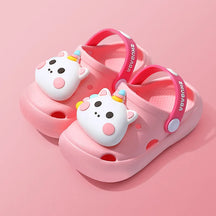 Sandália Infantil Antiderrapante Modelo Fazendinha