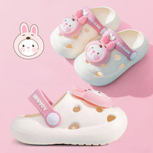 Sandália Infantil Antiderrapante Modelo Fazendinha