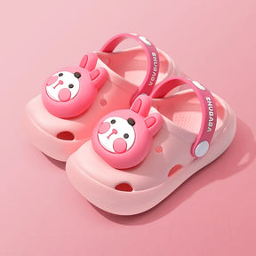 Sandália Infantil Antiderrapante Modelo Fazendinha