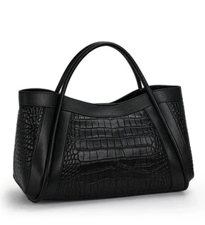 Bolsa Média Couro Legítimo Chloe Croco