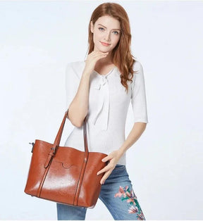 Bolsa em Couro Legítimo- Mother